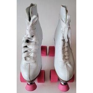 NEW Chicago Women's and Girl's Classic Roller Skates White‎ Rink Skates size 10